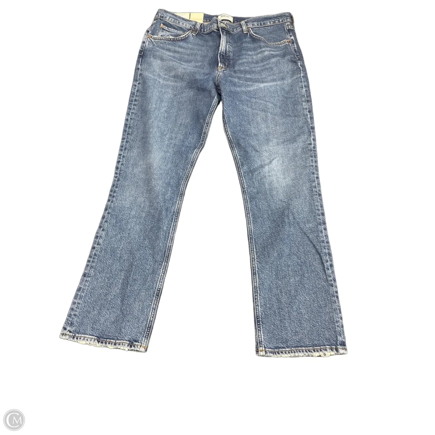 Jeans Straight By Agolde In Blue, Size: 14