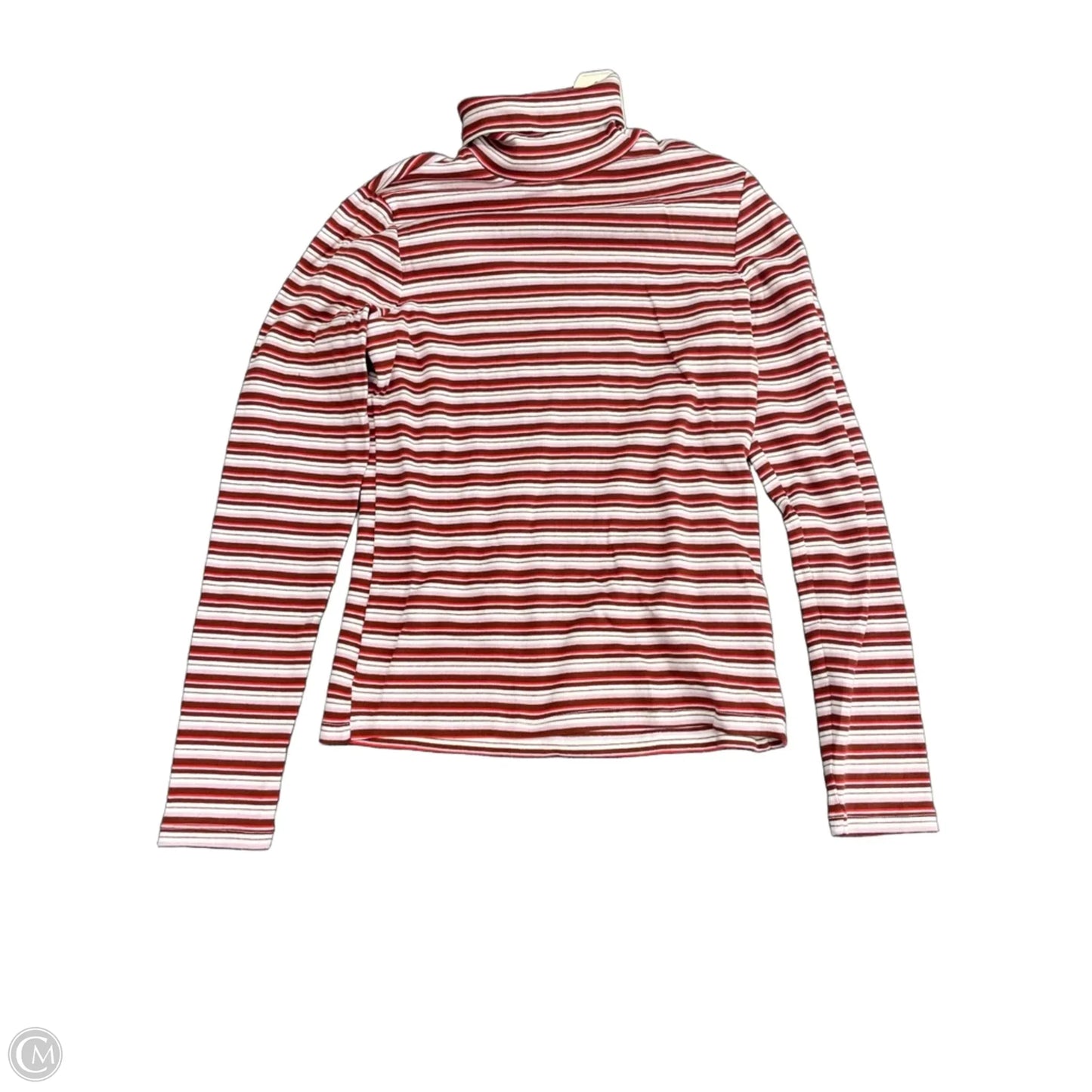 Top Long Sleeve By Levis In Brown & Red, Size: L