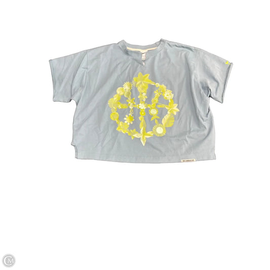 Athletic Top Short Sleeve By Nike In Blue, Size: L