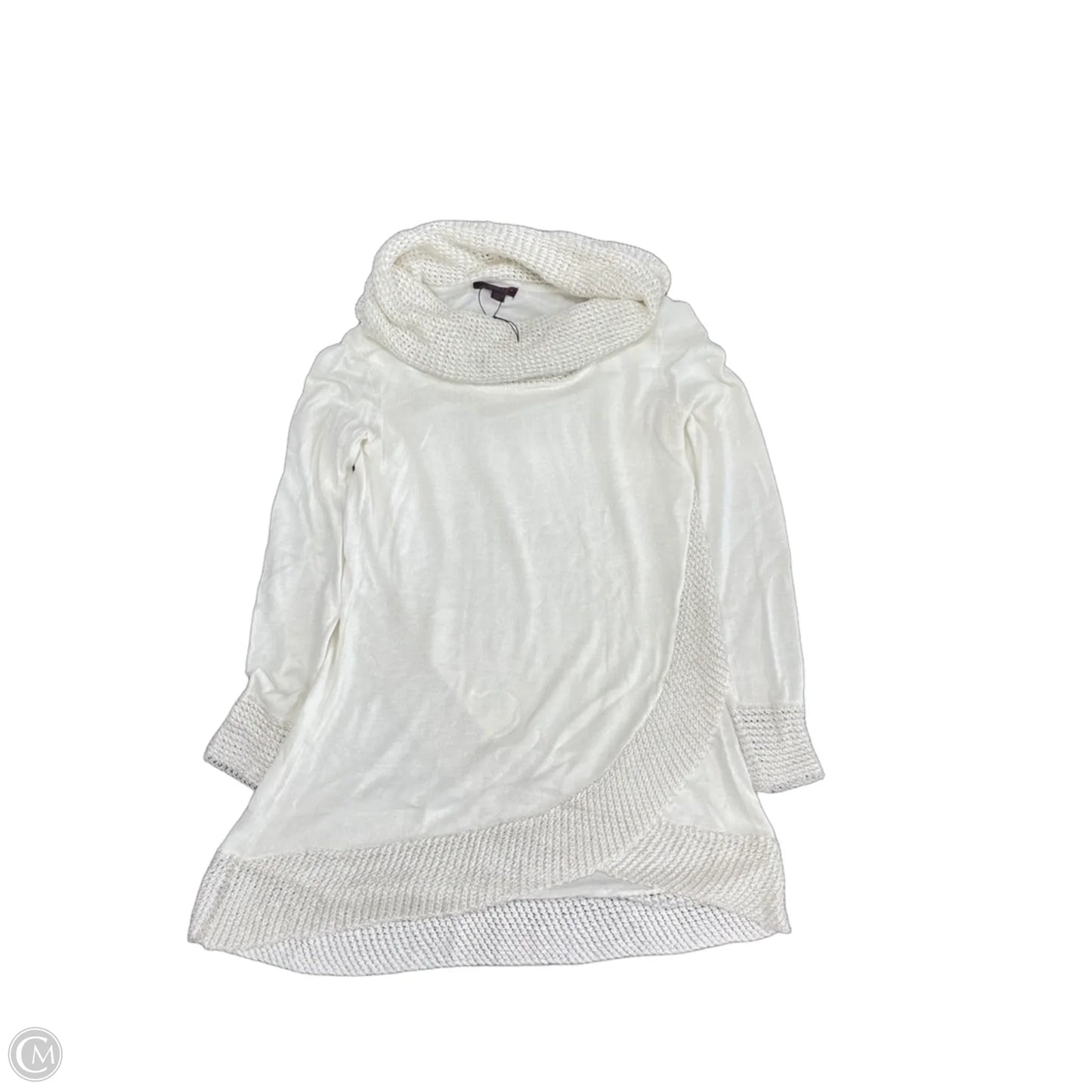 Top Long Sleeve By Clothes Mentor In White, Size: S