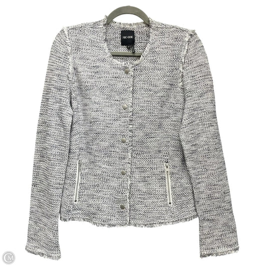 Blazer By Nic + Zoe In Blue & White, Size: M