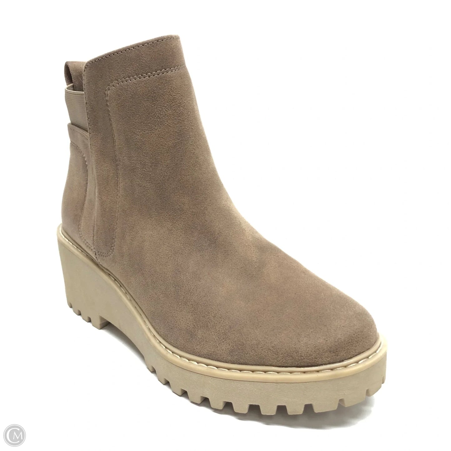 Boots Ankle Heels By Dolce Vita In Beige, Size: 7.5