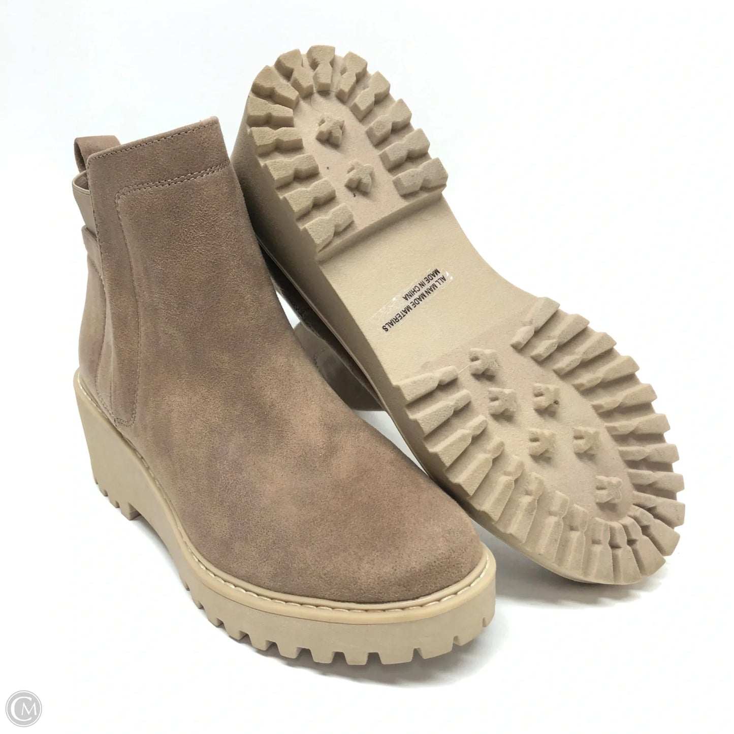 Boots Ankle Heels By Dolce Vita In Beige, Size: 7.5