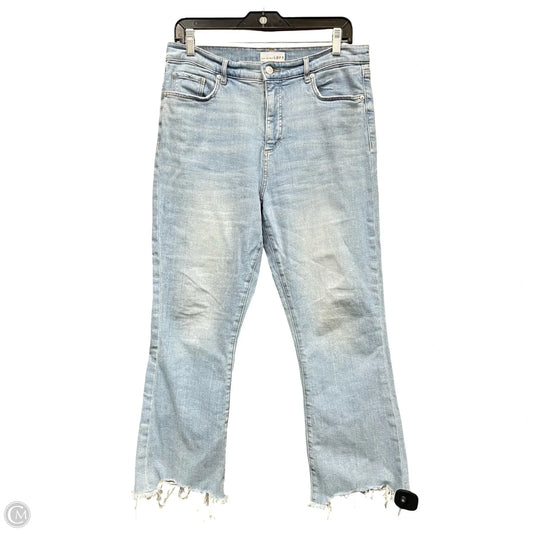 Jeans Cropped By Loft In Blue, Size: 10