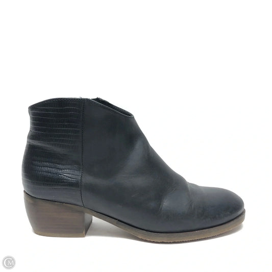 Boots Ankle Heels By Clarks In Black, Size: 8.5