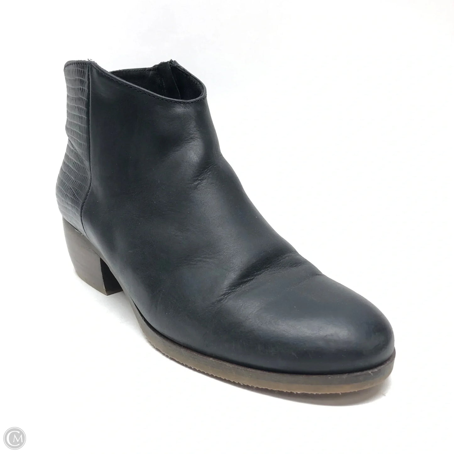 Boots Ankle Heels By Clarks In Black, Size: 8.5