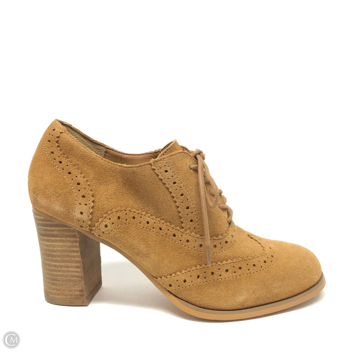 Boots Ankle Heels By Steve Madden In Brown, Size: 9.5