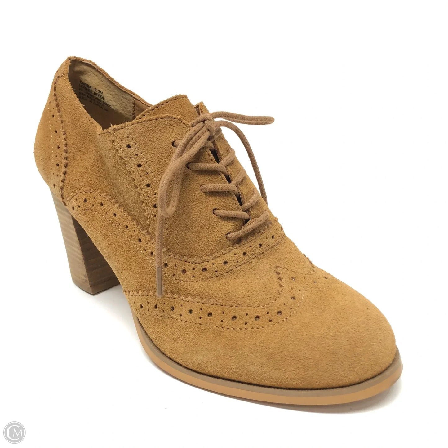 Boots Ankle Heels By Steve Madden In Brown, Size: 9.5