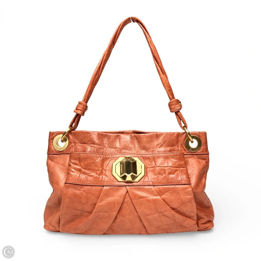 Handbag Leather By Makowsky, Size: Small