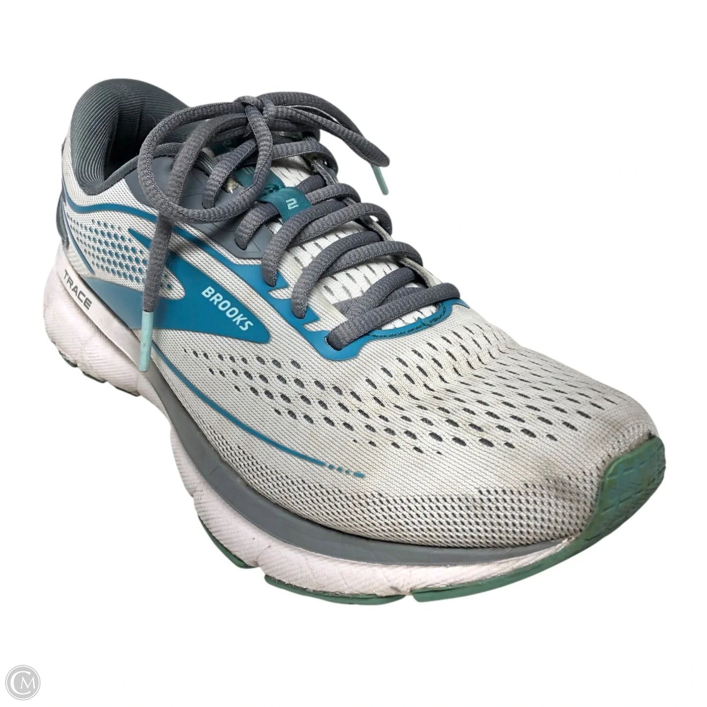 Shoes Athletic By Brooks In Blue & Grey, Size: 8
