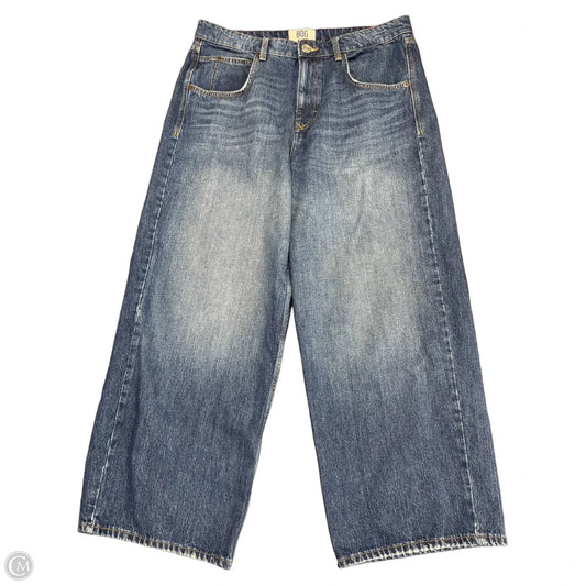 Jeans Wide Leg By Bdg In Blue Denim, Size: 16
