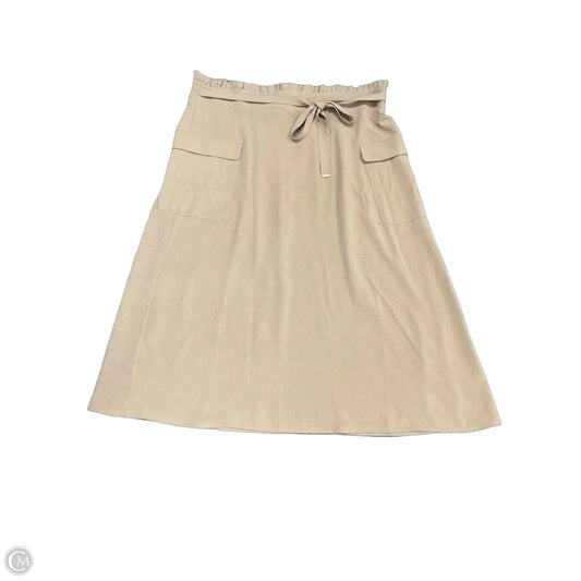 Skirt Midi By Nycc In Tan, Size: Xl