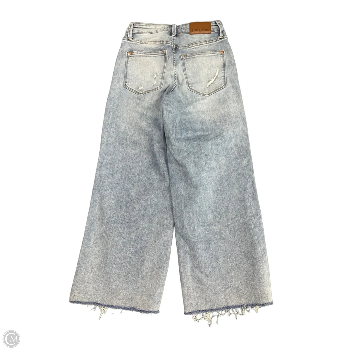 Jeans Cropped By Judy Blue In Blue, Size: 0
