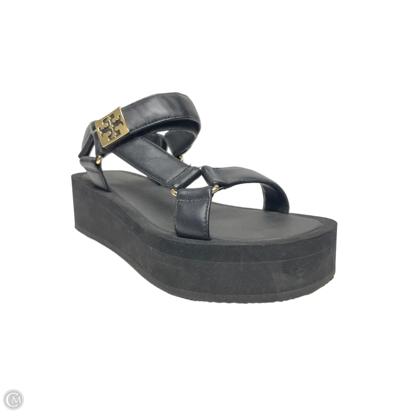 Sandals Designer By Tory Burch In Black, Size: 8