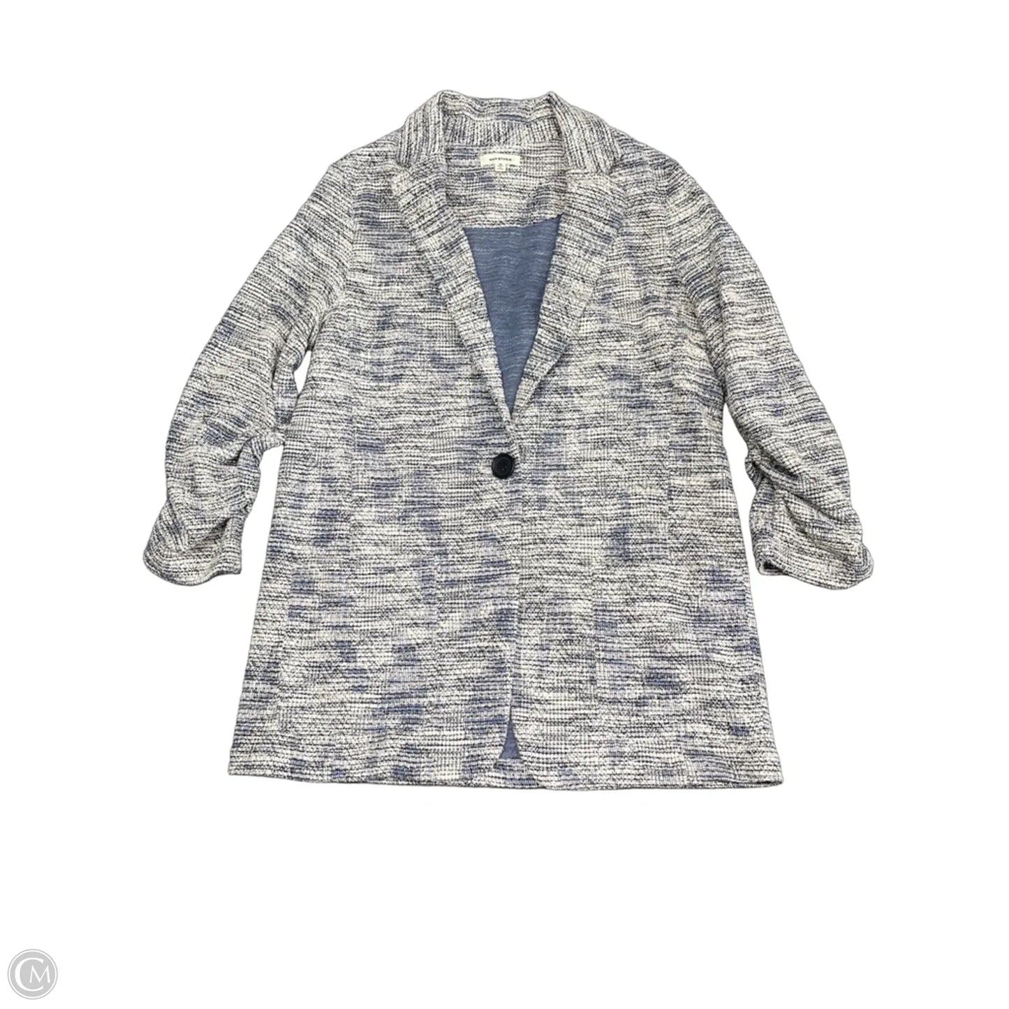 Blazer By Max Studio In Blue & White, Size: M