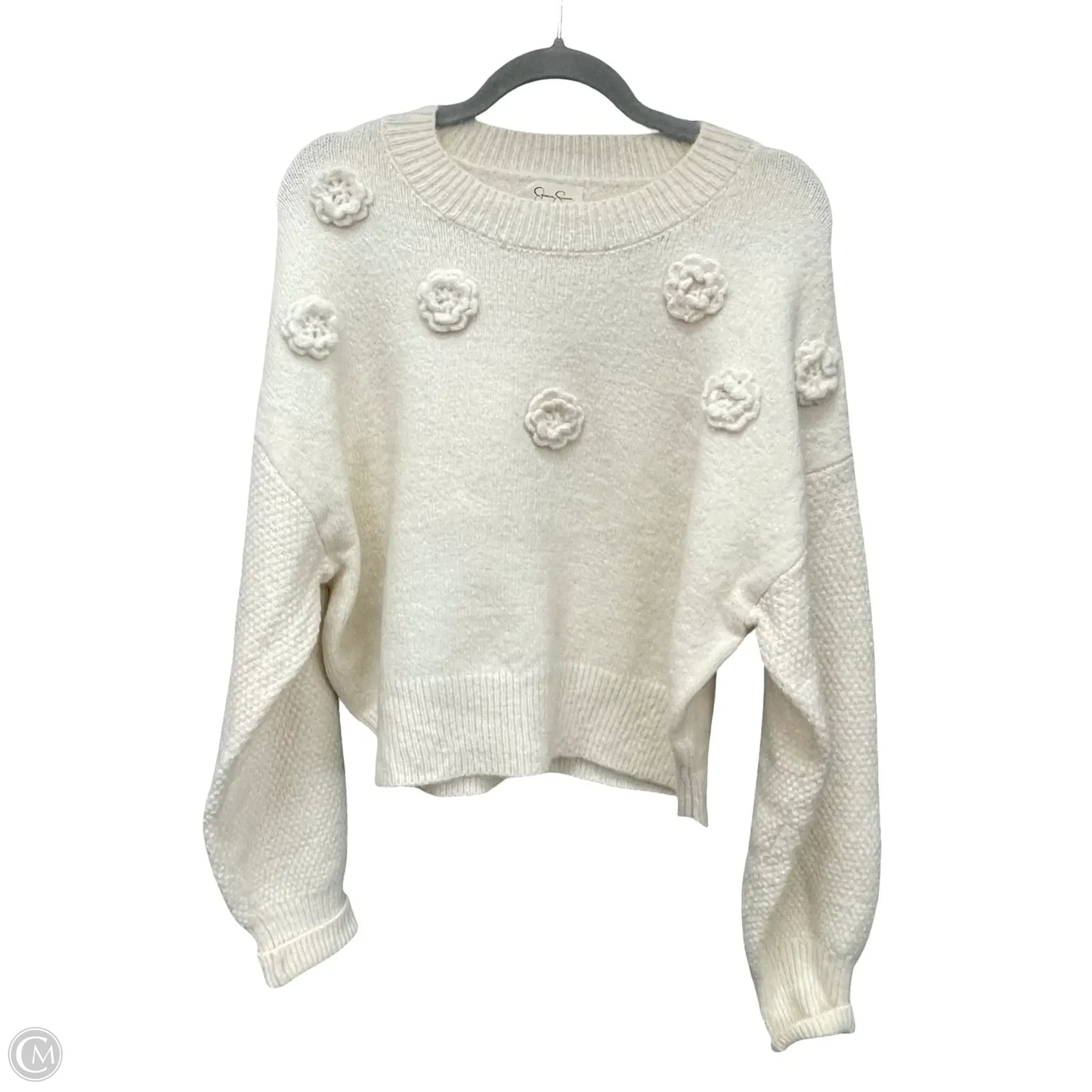 Sweater By Jessica Simpson In Cream, Size: M