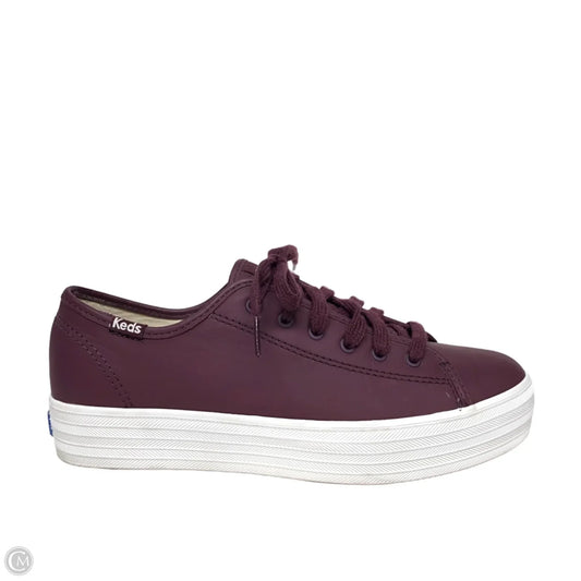 Shoes Sneakers By Keds In Maroon, Size: 6