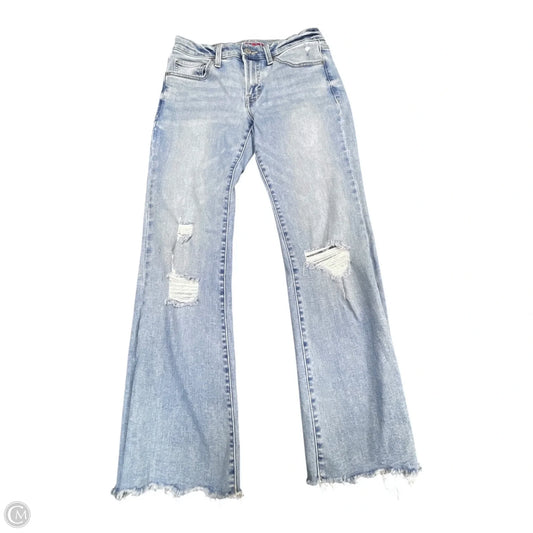 Jeans Flared By Lucky Brand In Blue Denim, Size: 4