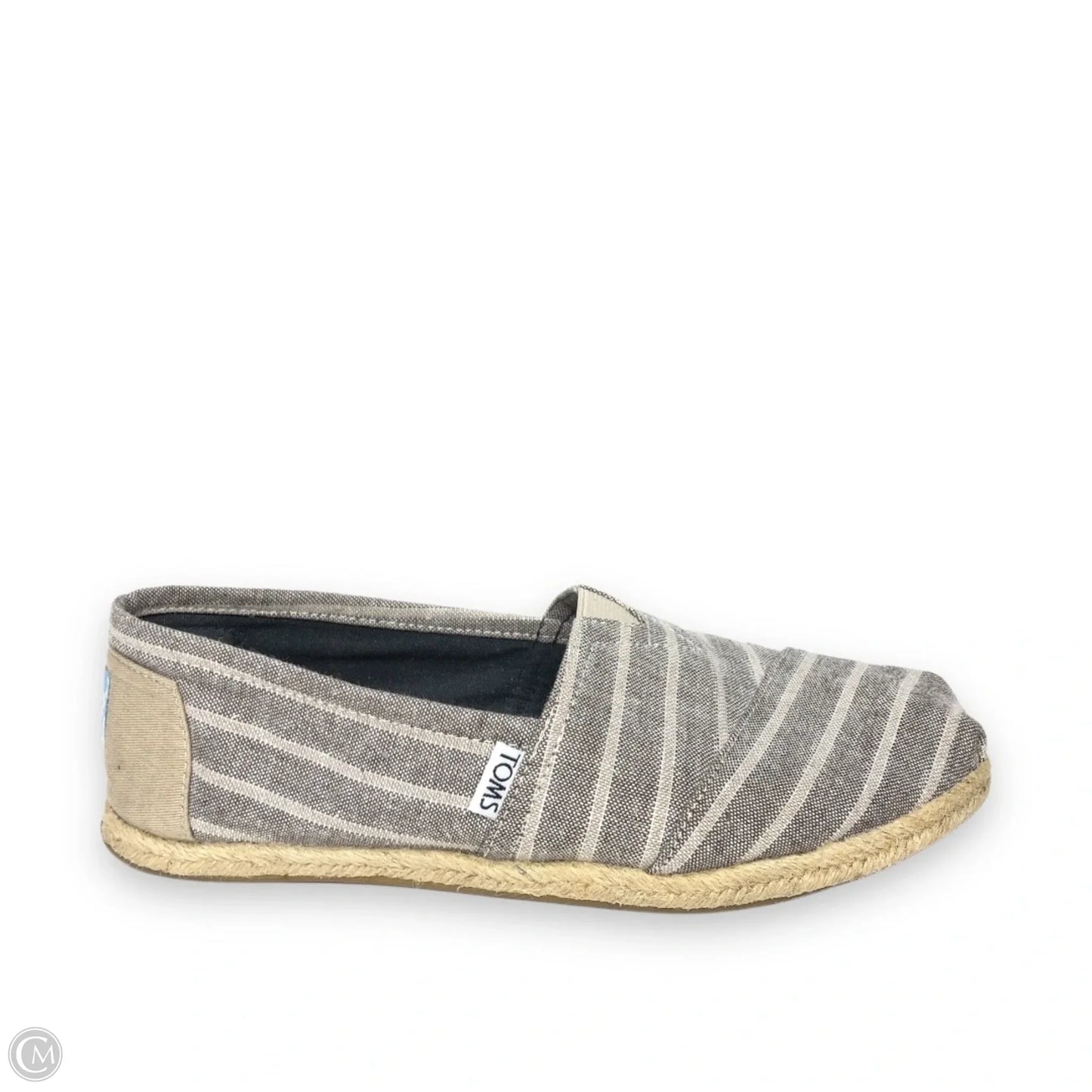 Shoes Flats By Toms In Grey, Size: 8