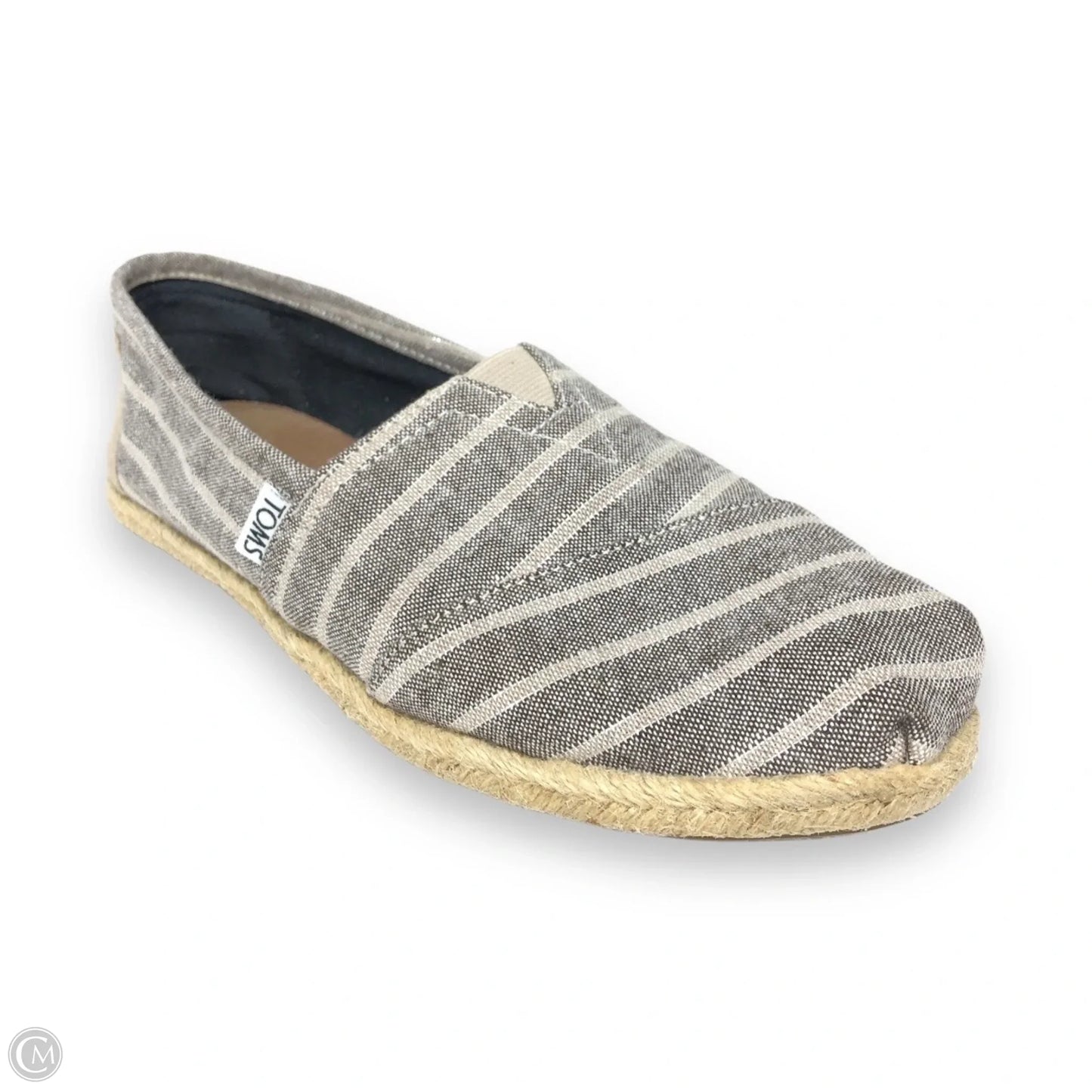 Shoes Flats By Toms In Grey, Size: 8