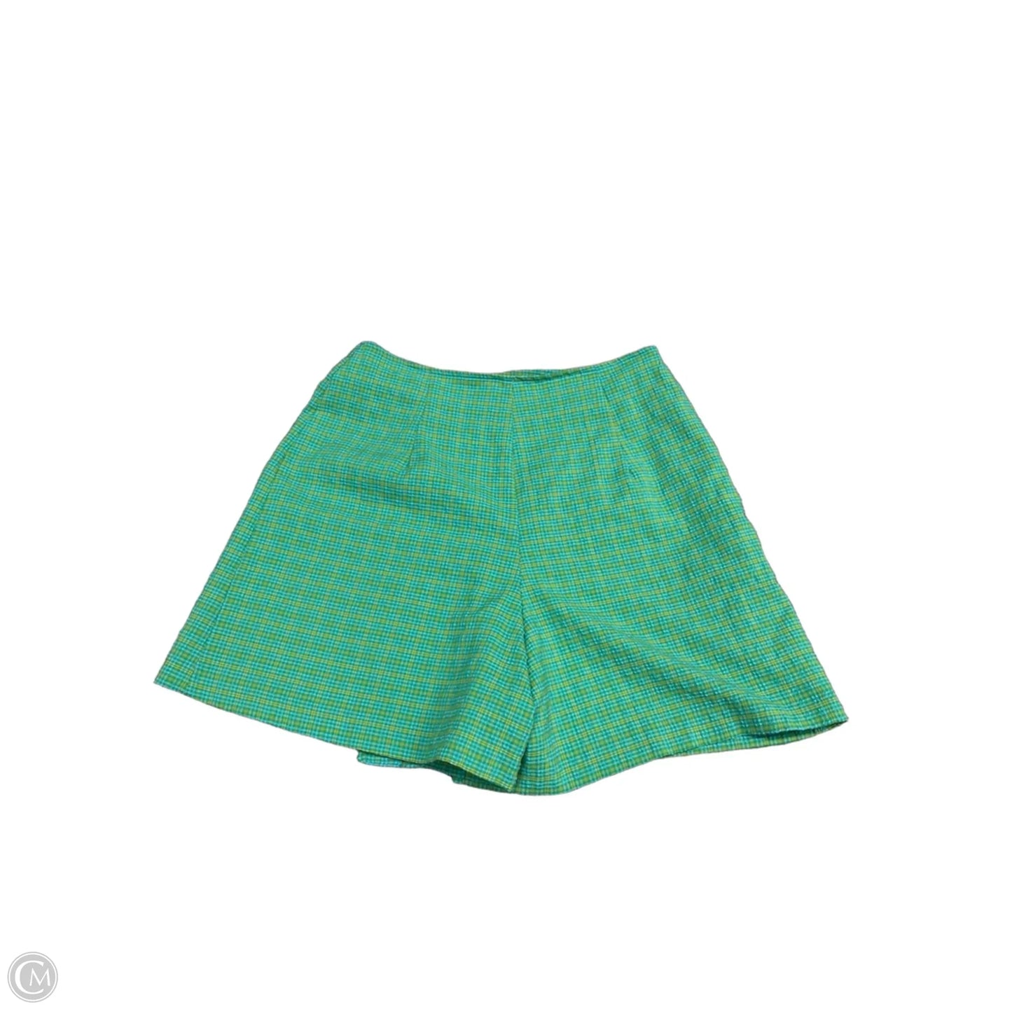 Skort By Clothes Mentor In Blue & Green, Size: M
