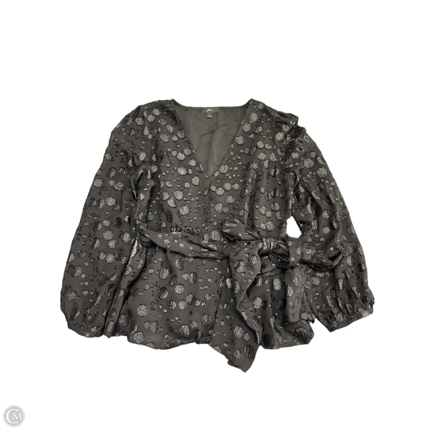 Top Long Sleeve By J. Crew In Black, Size: S