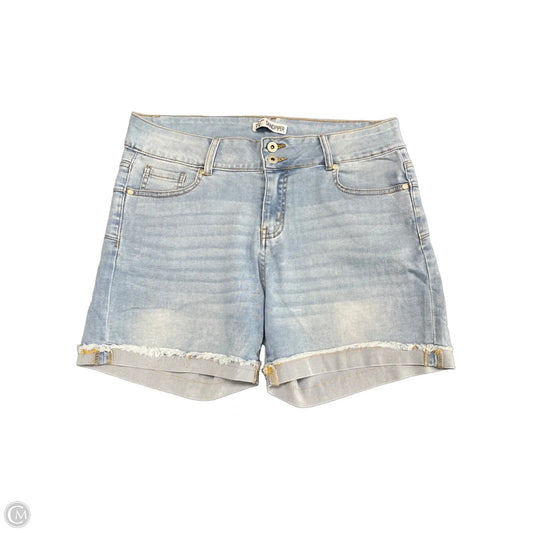 Shorts By Clothes Mentor In Blue Denim, Size: 16