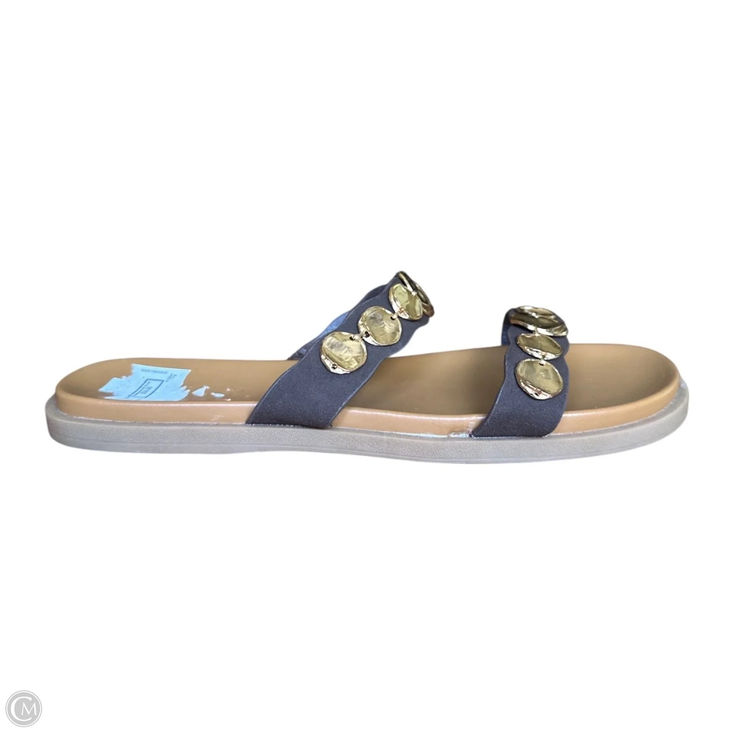Sandals Flats By Cmc In Brown & Gold, Size: 11