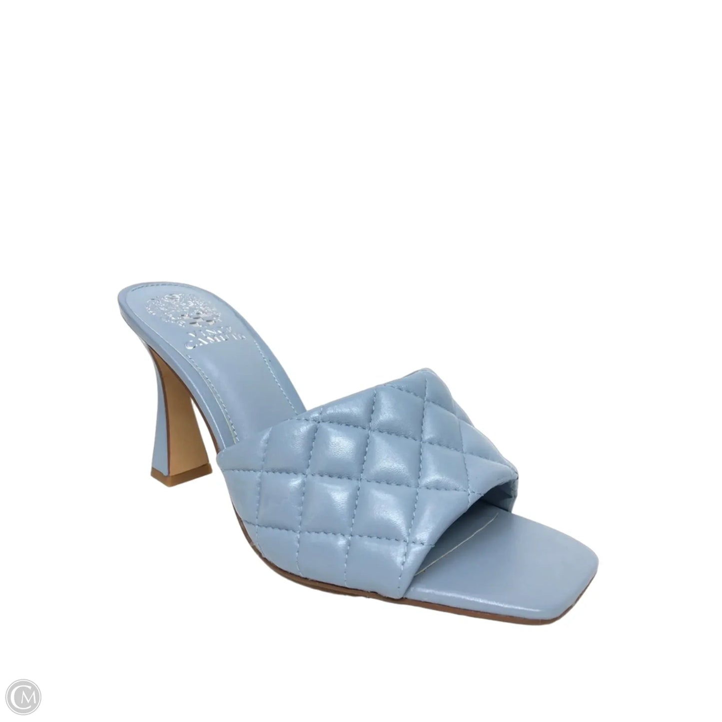 Sandals Heels Stiletto By Vince Camuto In Blue, Size: 8.5