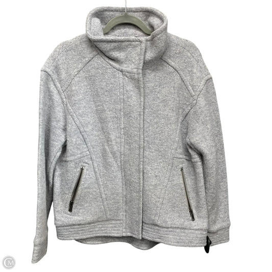 Jacket Moto By Banana Republic In Grey, Size: S