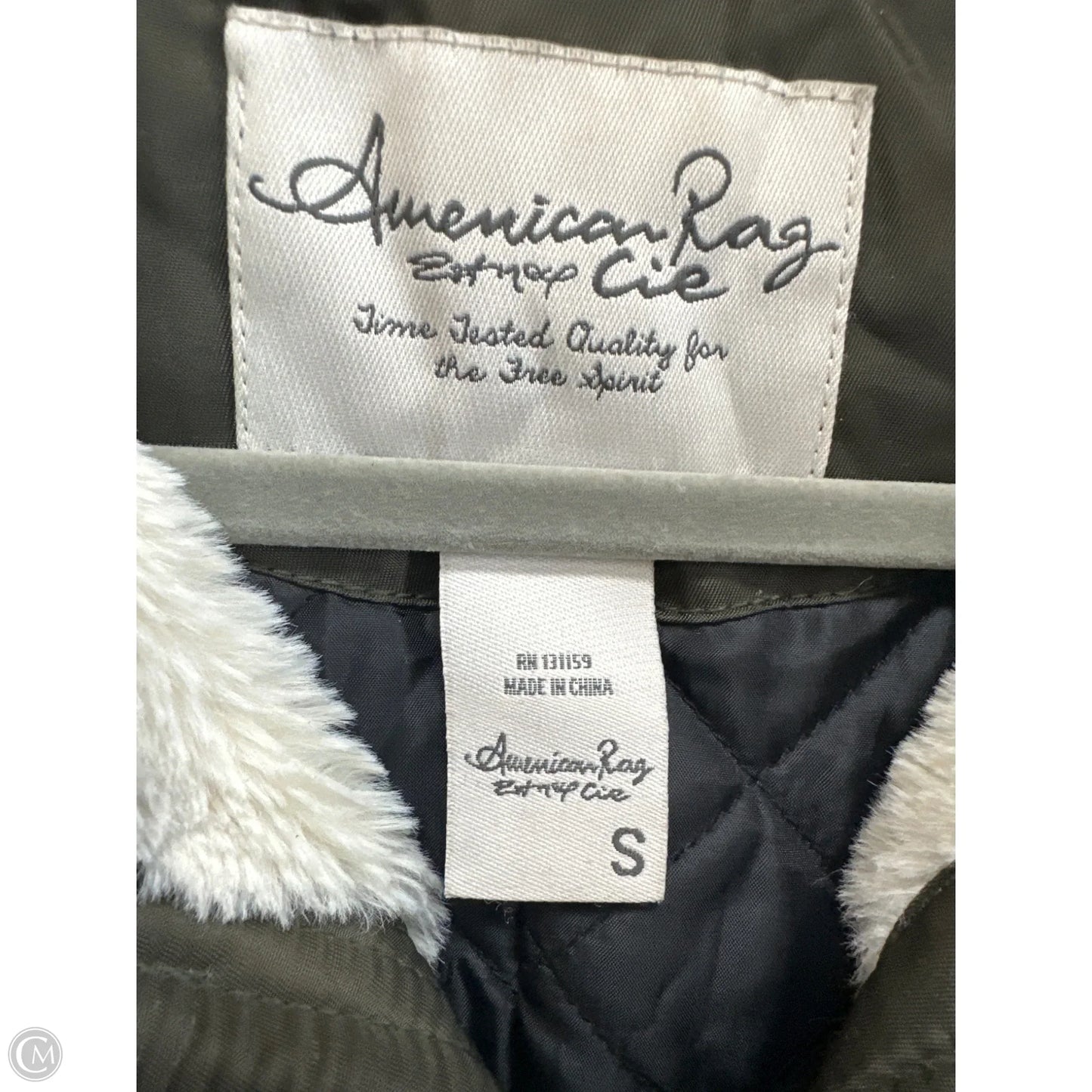 Coat Parka By American Rag In Green, Size: S