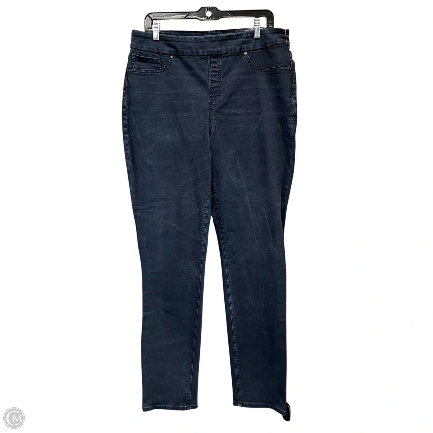 Jeans Jeggings By Chicos In Blue Denim, Size: 12