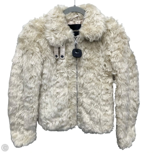 Jacket Faux Fur & Sherpa By Bagatelle In Beige, Size: S