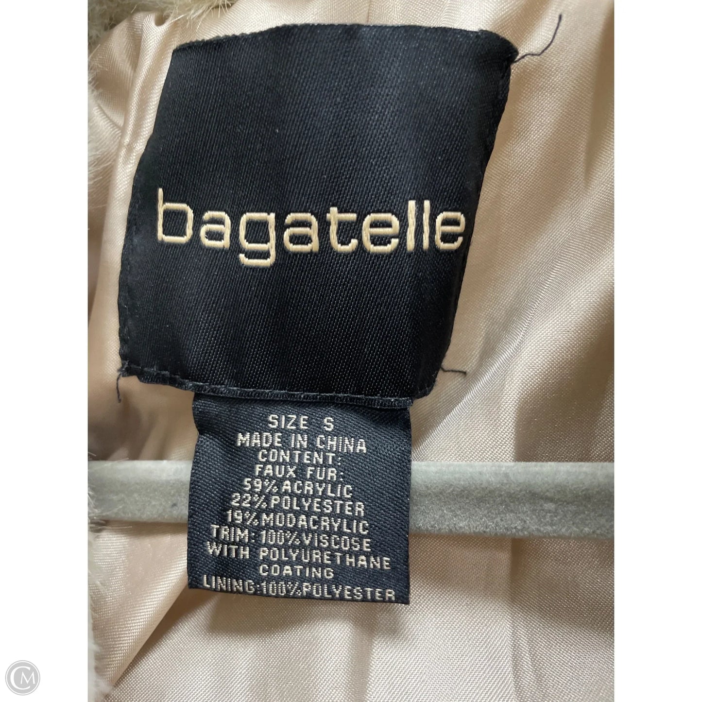 Jacket Faux Fur & Sherpa By Bagatelle In Beige, Size: S