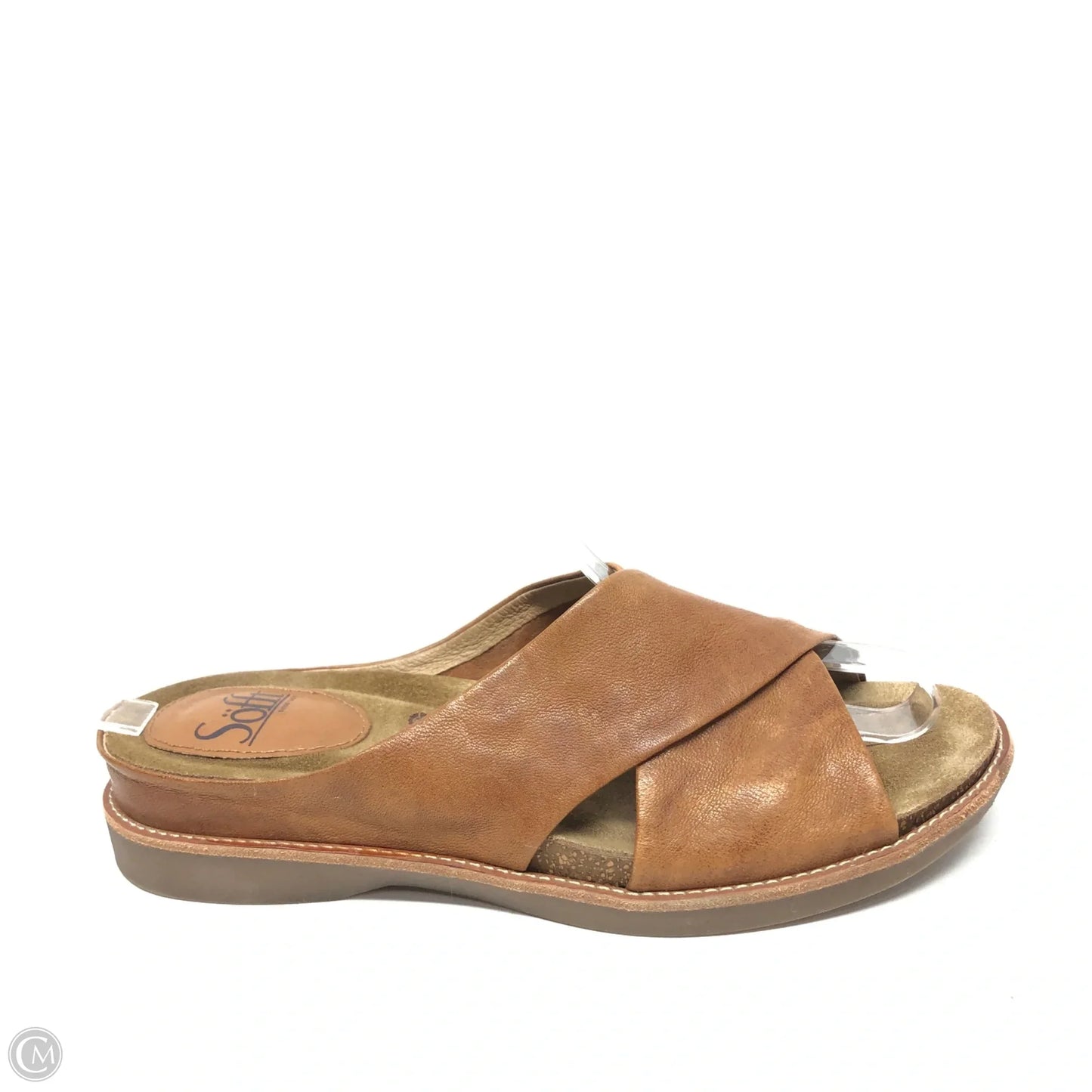 Sandals Flats By Sofft In Brown, Size: 7.5