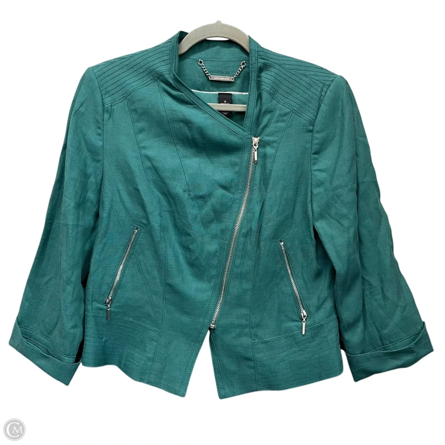 Jacket Other By White House Black Market In Teal, Size: 10