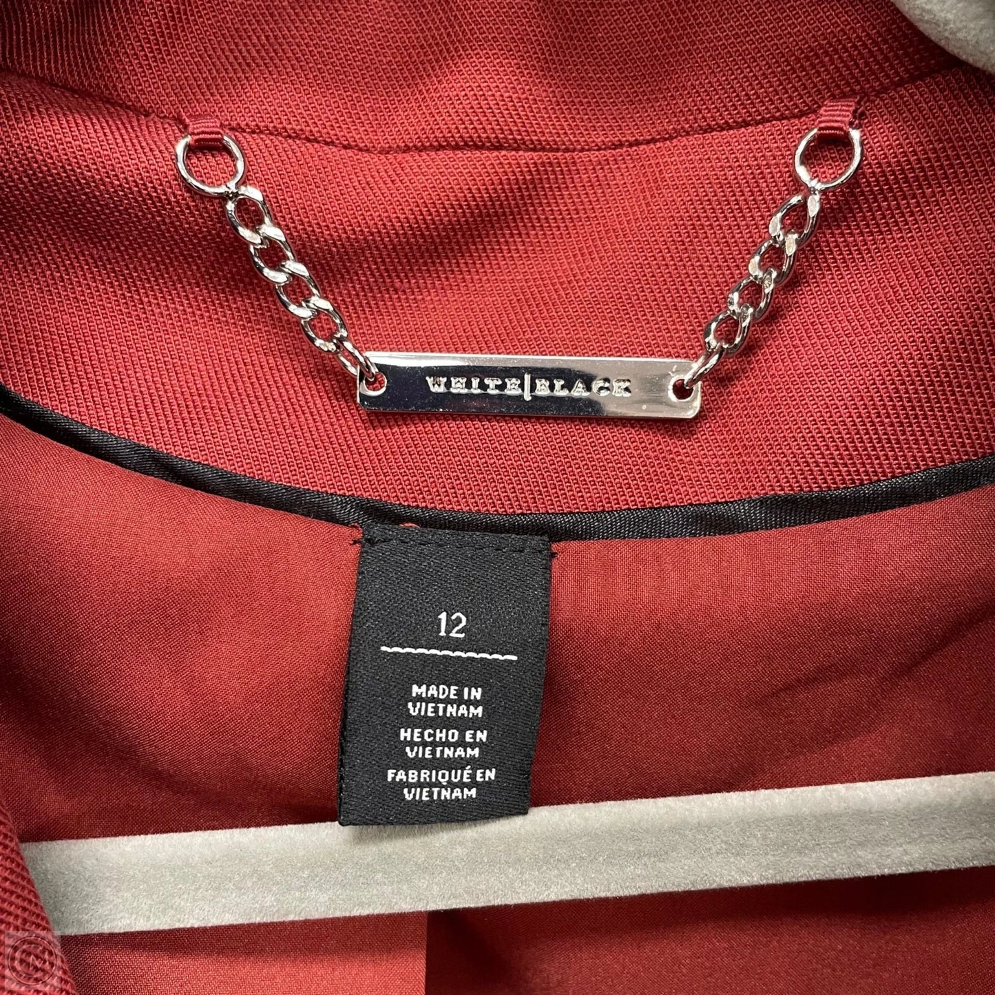 Jacket Other By White House Black Market In Brown & Red, Size: 12