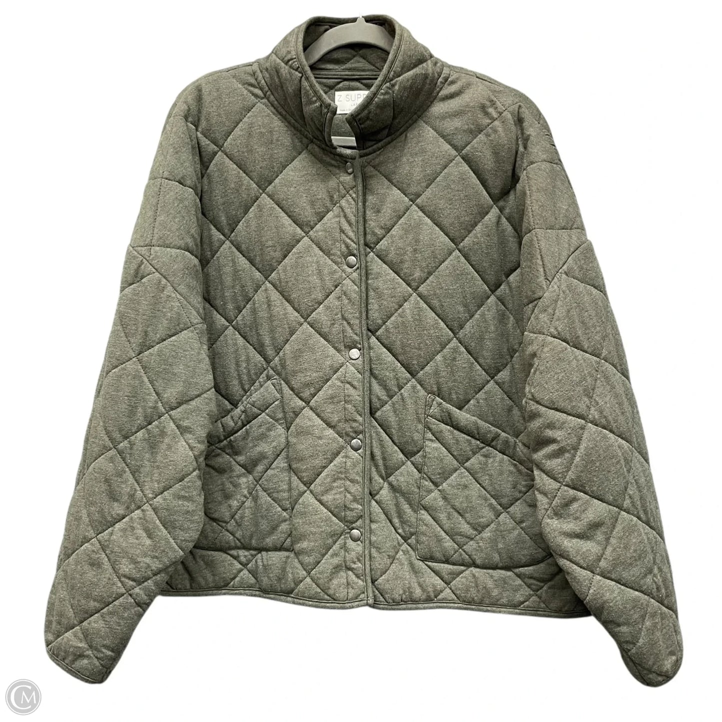 Jacket Puffer & Quilted By Z Supply In Green, Size: L