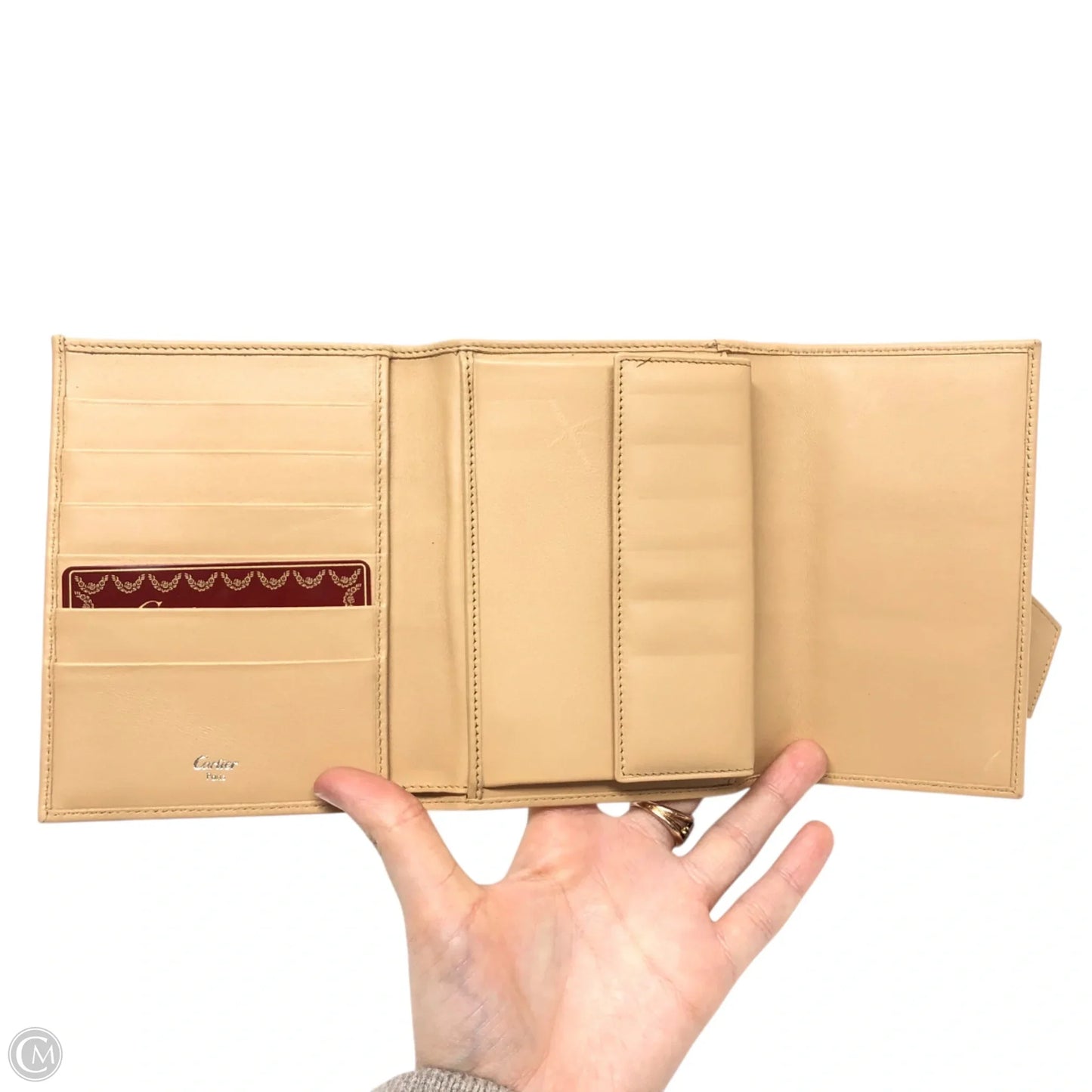 Wallet Luxury Designer By Cartier, Size: Medium