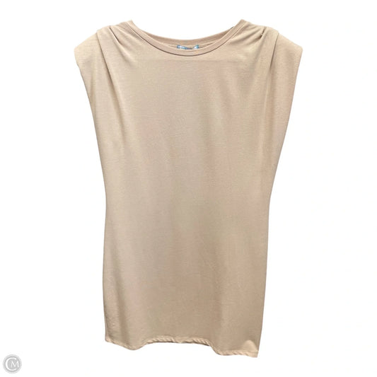 Dress Casual Short By Good Luck Gem In Tan, Size: S