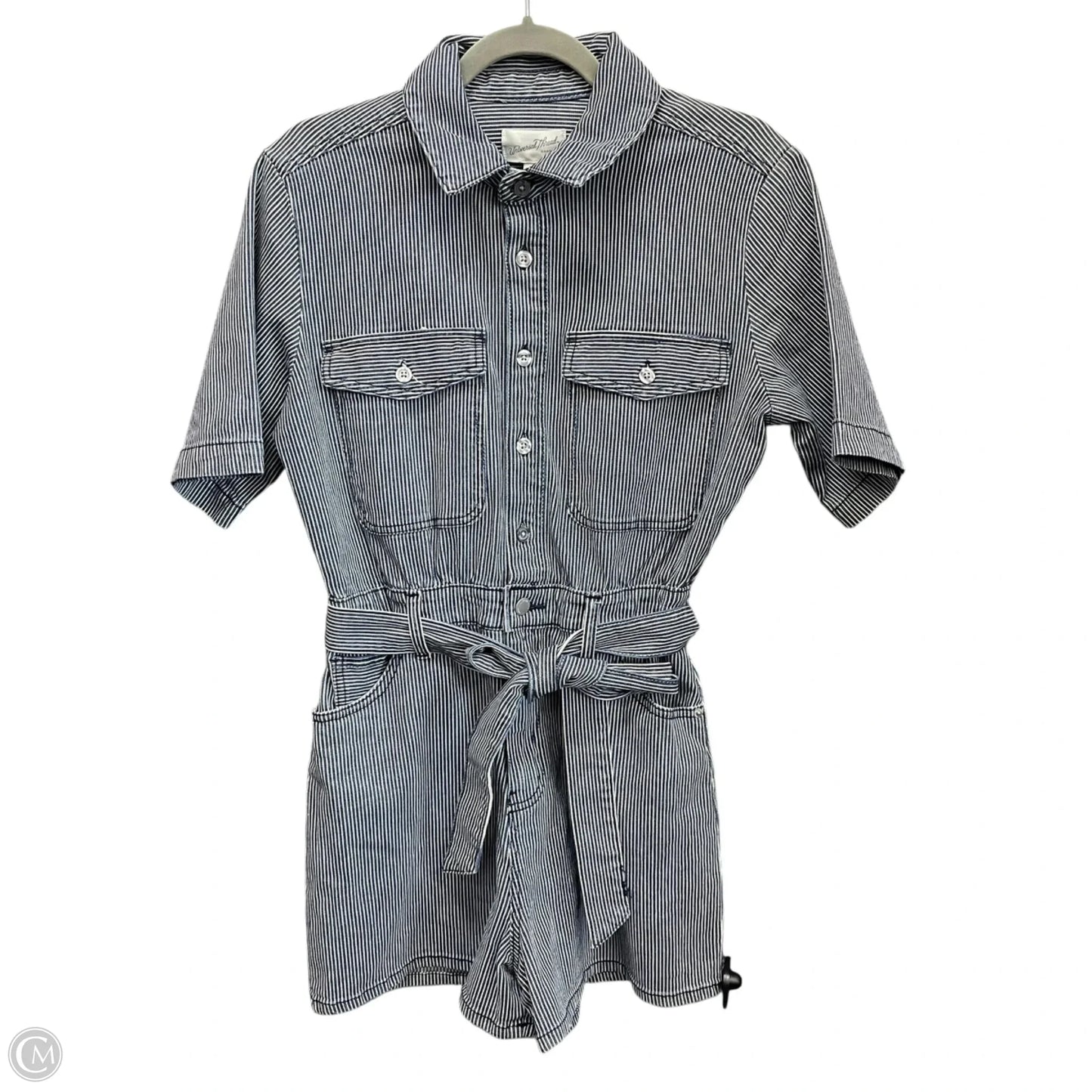 Romper By Universal Thread In Striped Pattern, Size: 6
