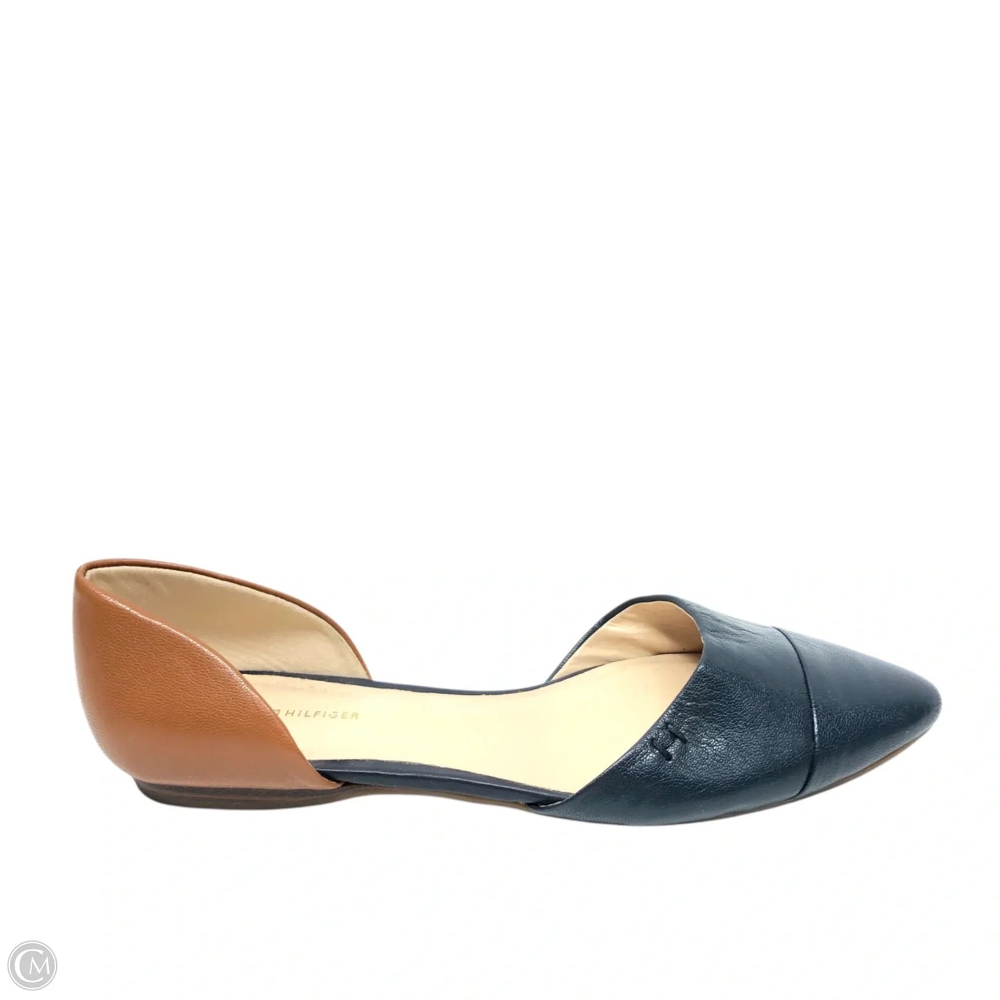 Shoes Flats By Tommy Hilfiger In Blue & Tan, Size: 8.5