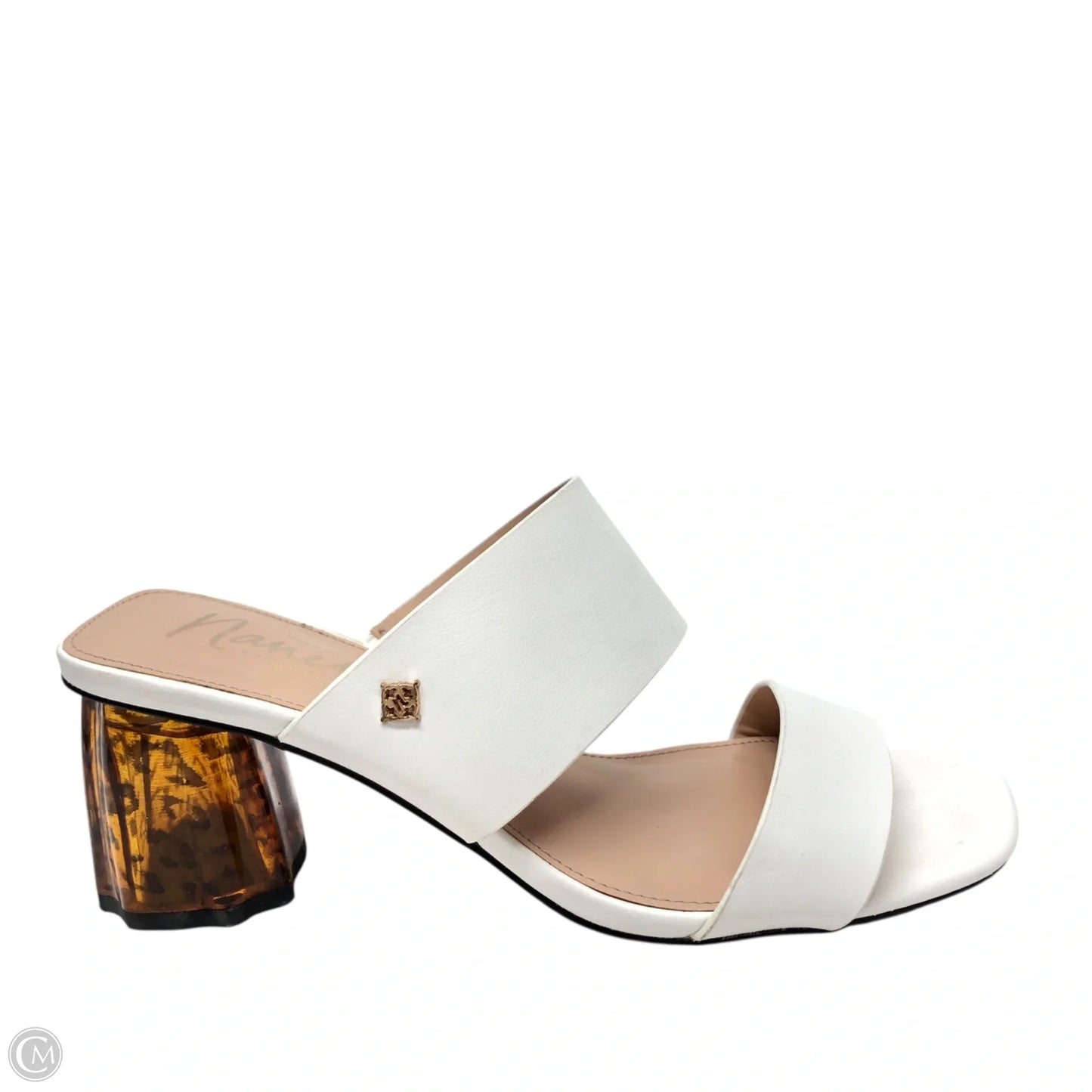 Sandals Heels Block By Nanette By Nanette Lepore In White, Size: 6