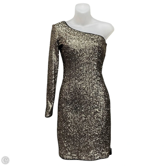 Dress Party Short By Gb In Gold, Size: Xs