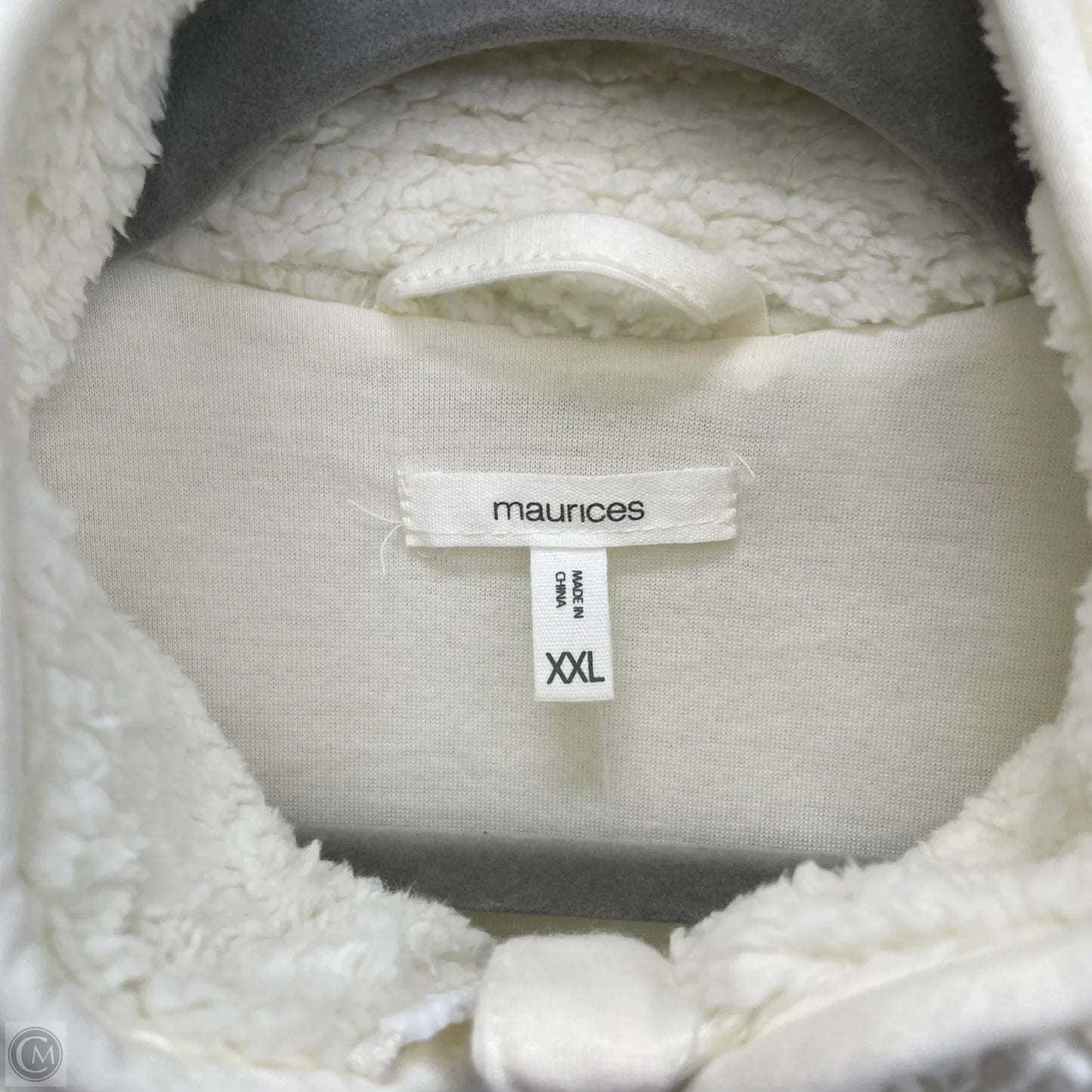 Vest Fleece By Maurices In Cream, Size: Xxl