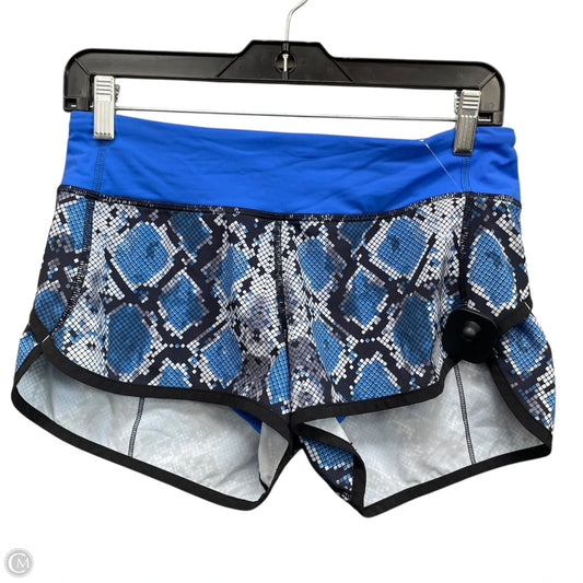Athletic Shorts By Lululemon In Blue, Size: 4
