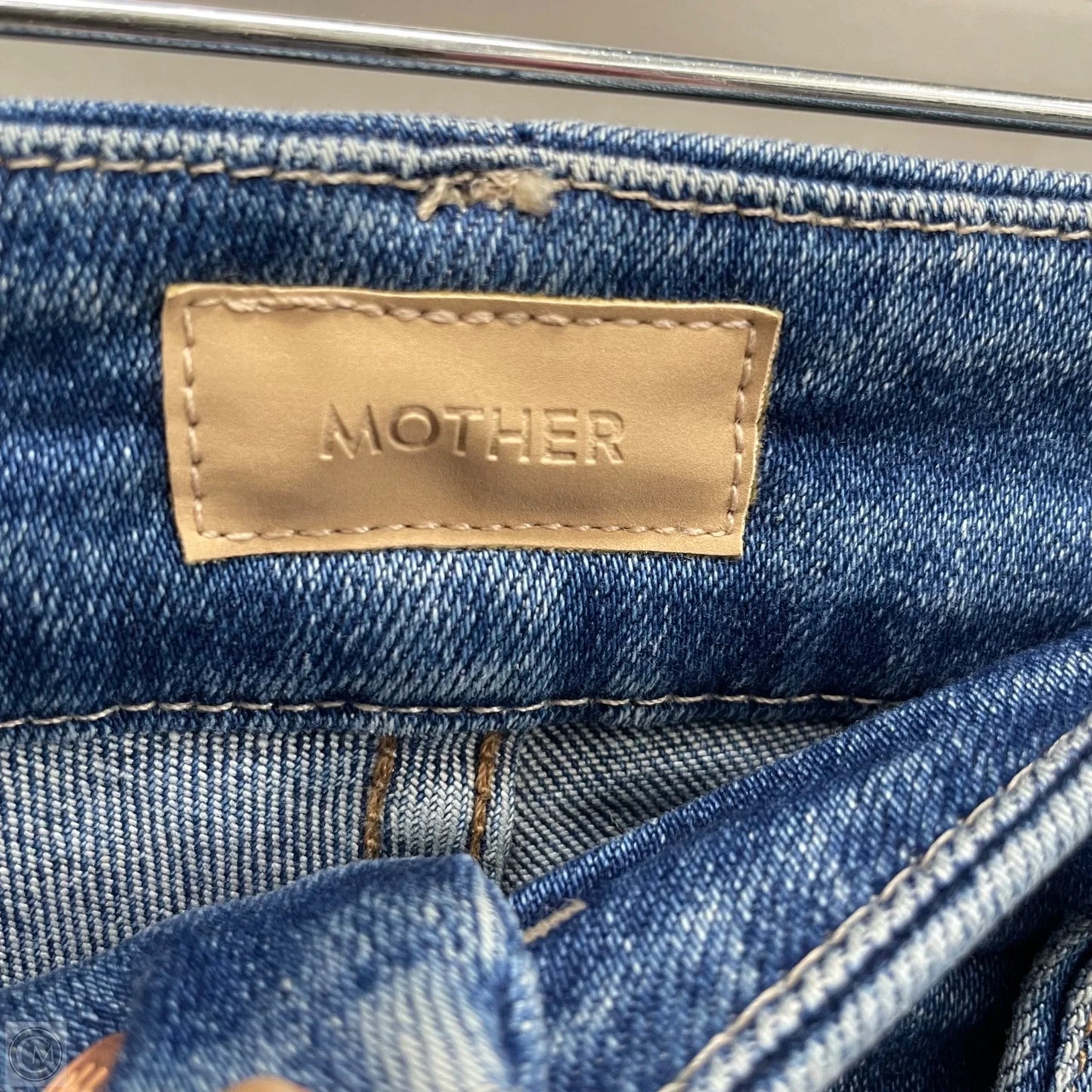 Jeans Skinny By Mother In Blue Denim, Size: 6