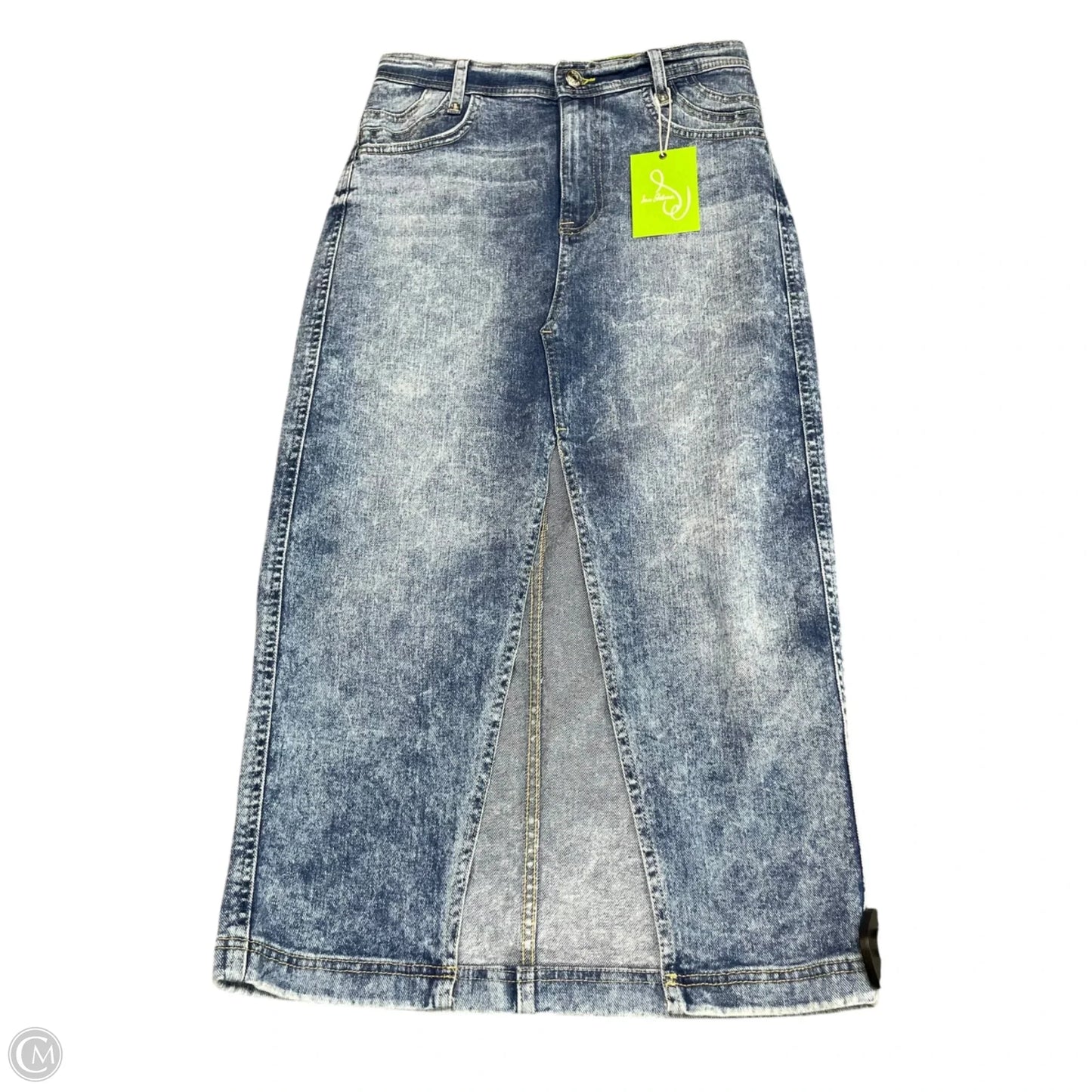 Skirt Midi By Sam Edelman In Blue Denim, Size: 2