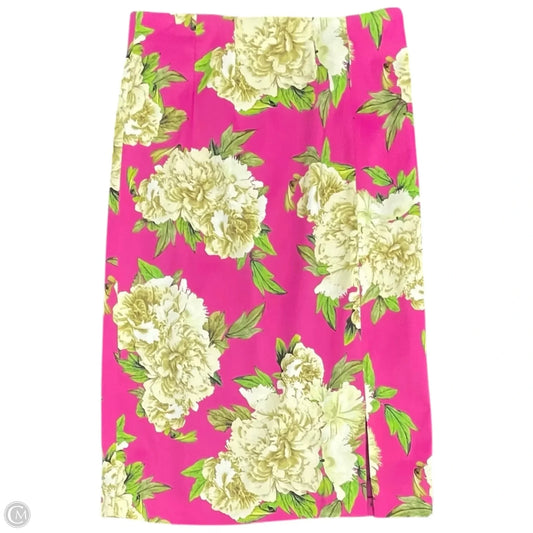 Skirt Midi By Karen Millen In Floral Print, Size: Xs