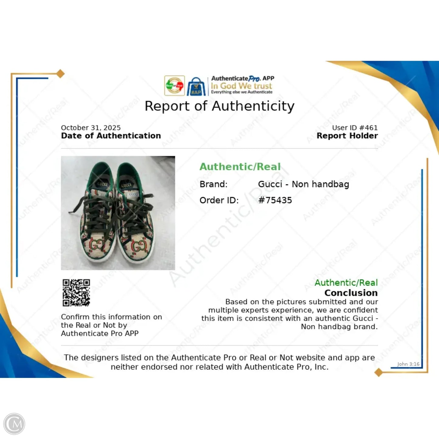 Shoes Luxury Designer By Gucci In Green & Red, Size: 6.5